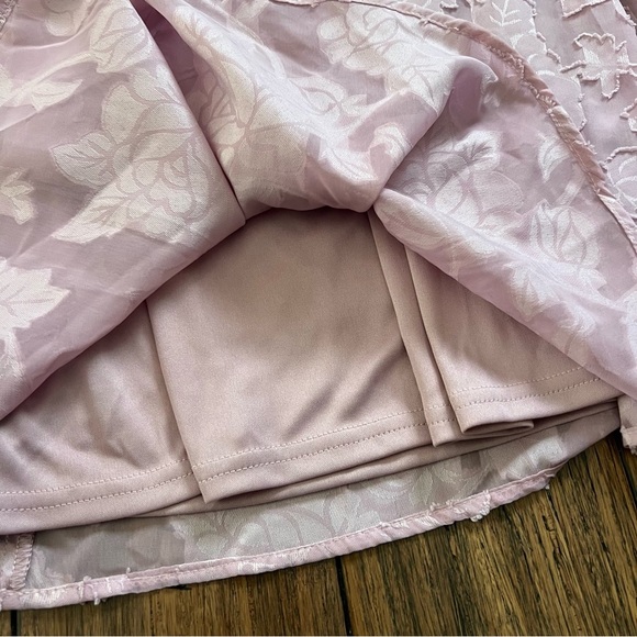 Lulu's Love and Beyond Mauve Pink Burnout Floral Maxi Dress XL Wedding Guest - Picture 11 of 14